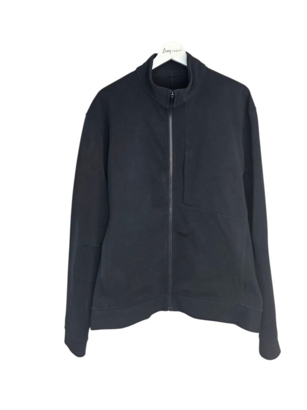 Lululemon Sojourn Jacket Black , Black, Warpstreme, Full Zip, Size XXL